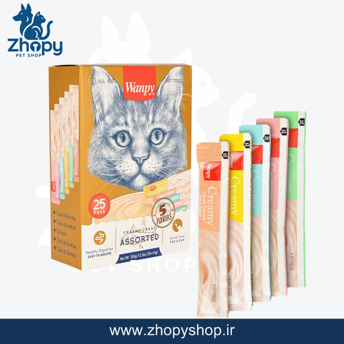 خریدبستنی گربه ونپی با طعم های مختلف